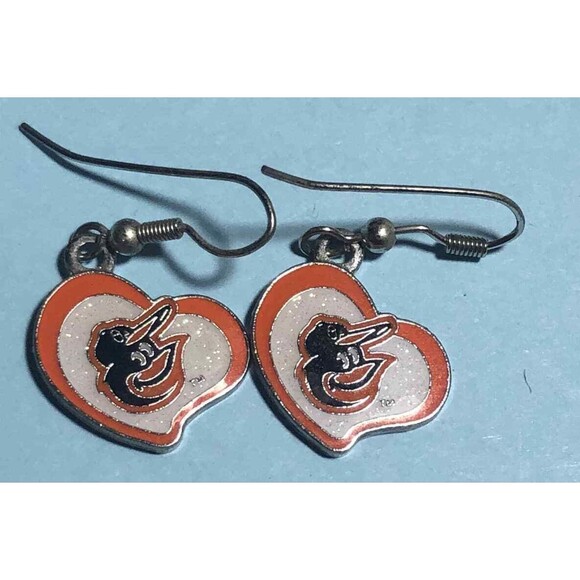 Jewelry - 1 pair of 2013 Baltimore Orioles Sparkly Bird Logo Earrings
